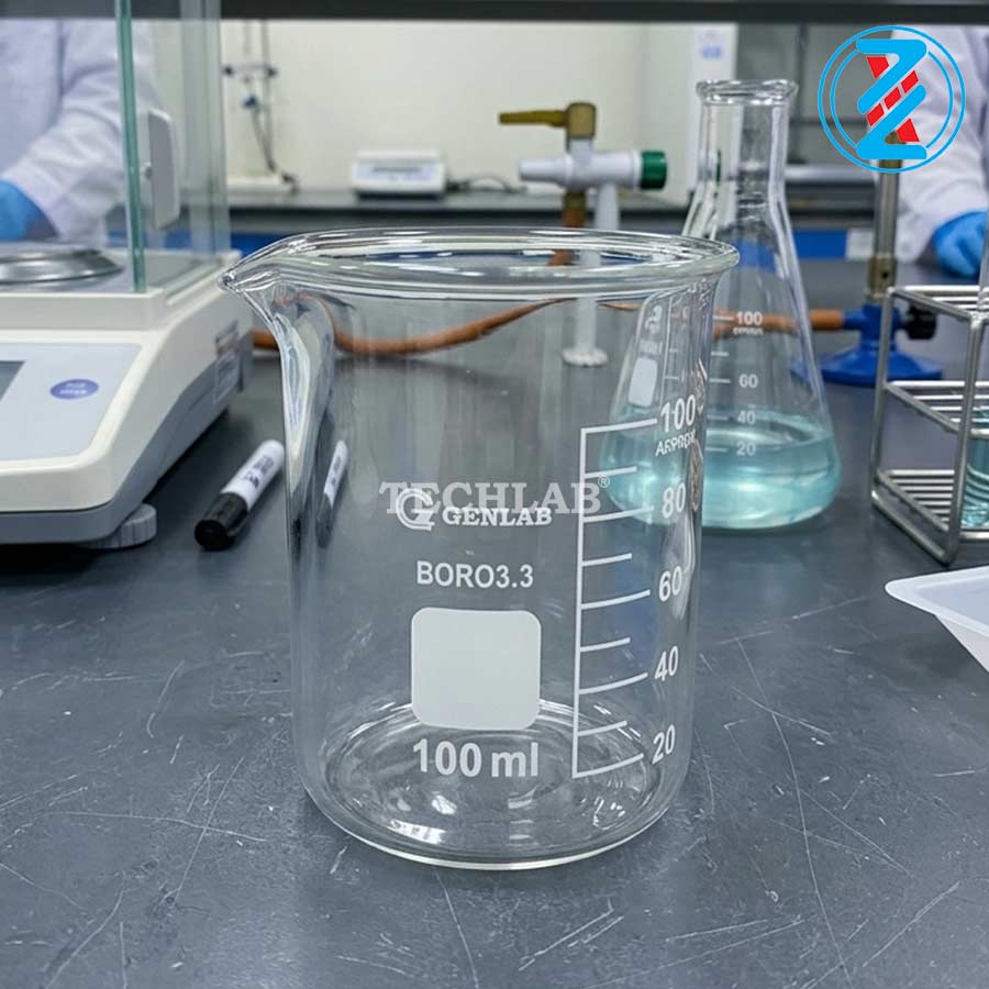 CỐC ĐỐT THẤP THÀNH 100ml_GENLAB