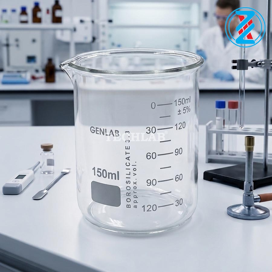 CỐC ĐỐT THẤP THÀNH 150ML_GENLAB