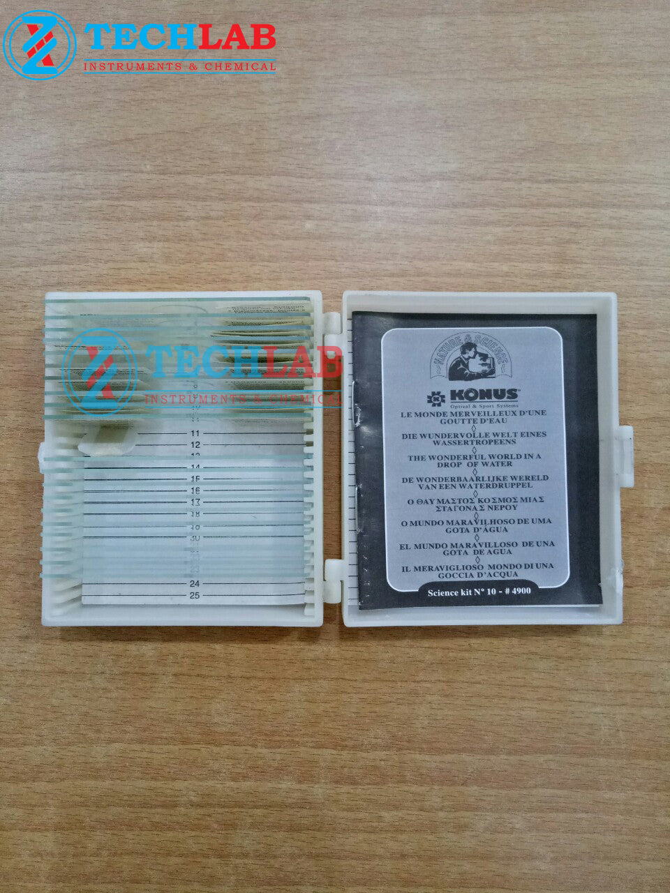Hộp Lam Mẫu Giọt Nước (10 Tiêu Bản) 15607_OPTIKA