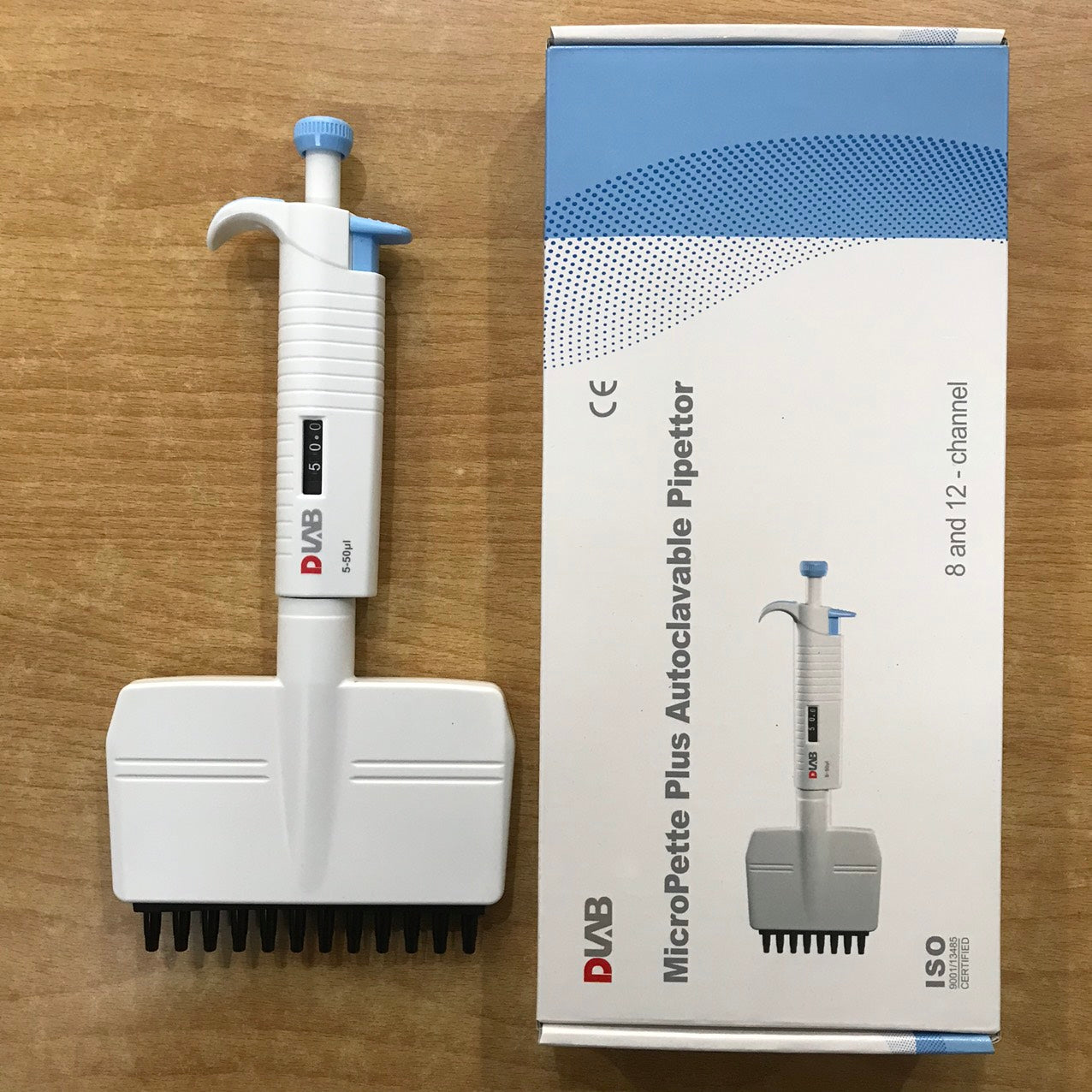 Micropipette Có Hấp 12 Kênh 5-50ul_DLAB