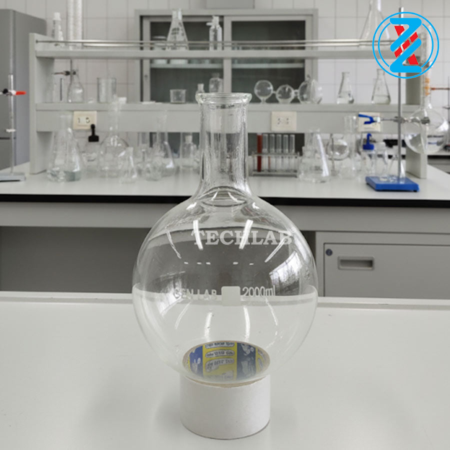 BÌNH CẦU TRÒN MIỆNG HẸP 2000ML_GENLAB