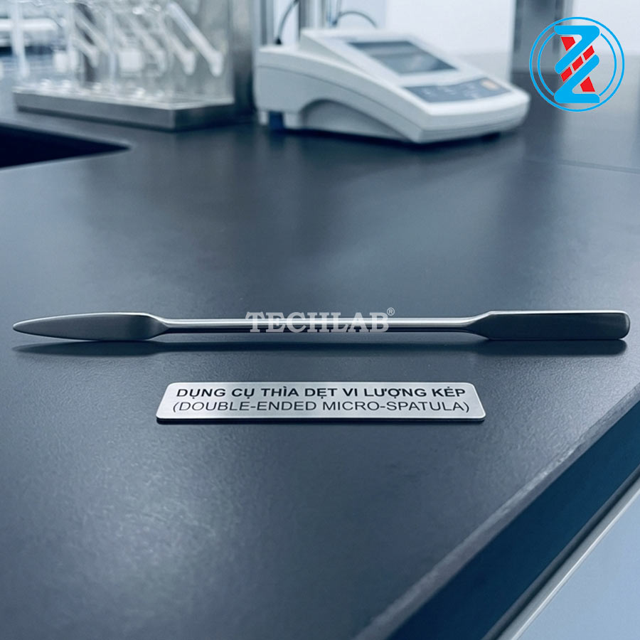 THÌA INOX 2 ĐẦU DẸP 210mm_GENLAB