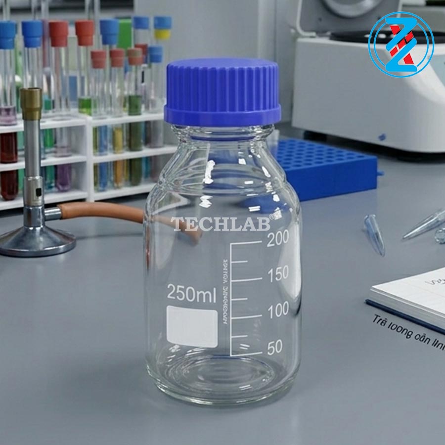CHAI TRẮNG NẮP VẶN 250ML_GENLAB