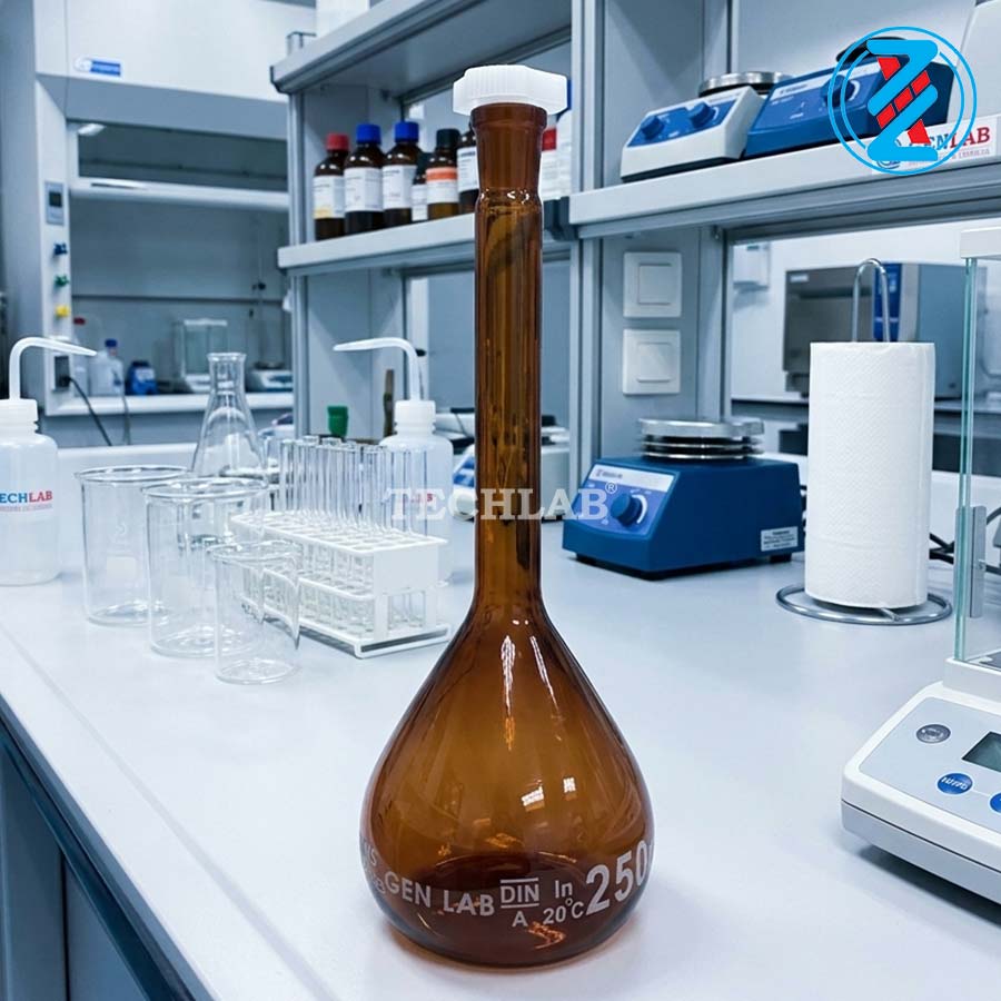 BÌNH ĐỊNH MỨC NÂU 250ml_GENLAB