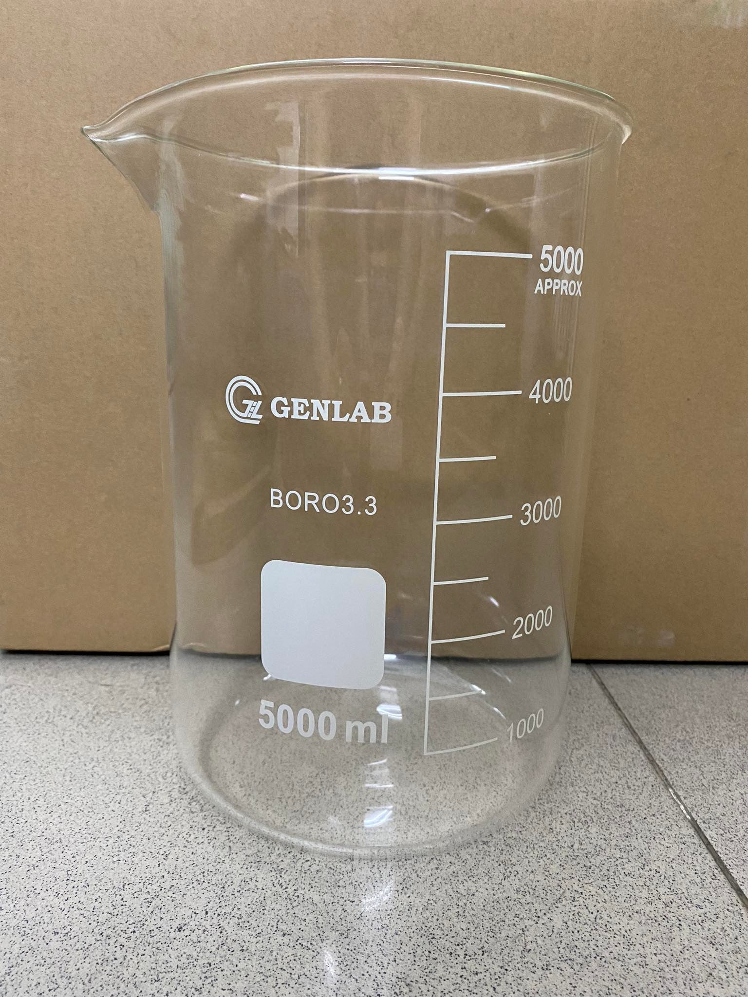 CỐC ĐỐT THẤP THÀNH 5000ml_GENLAB