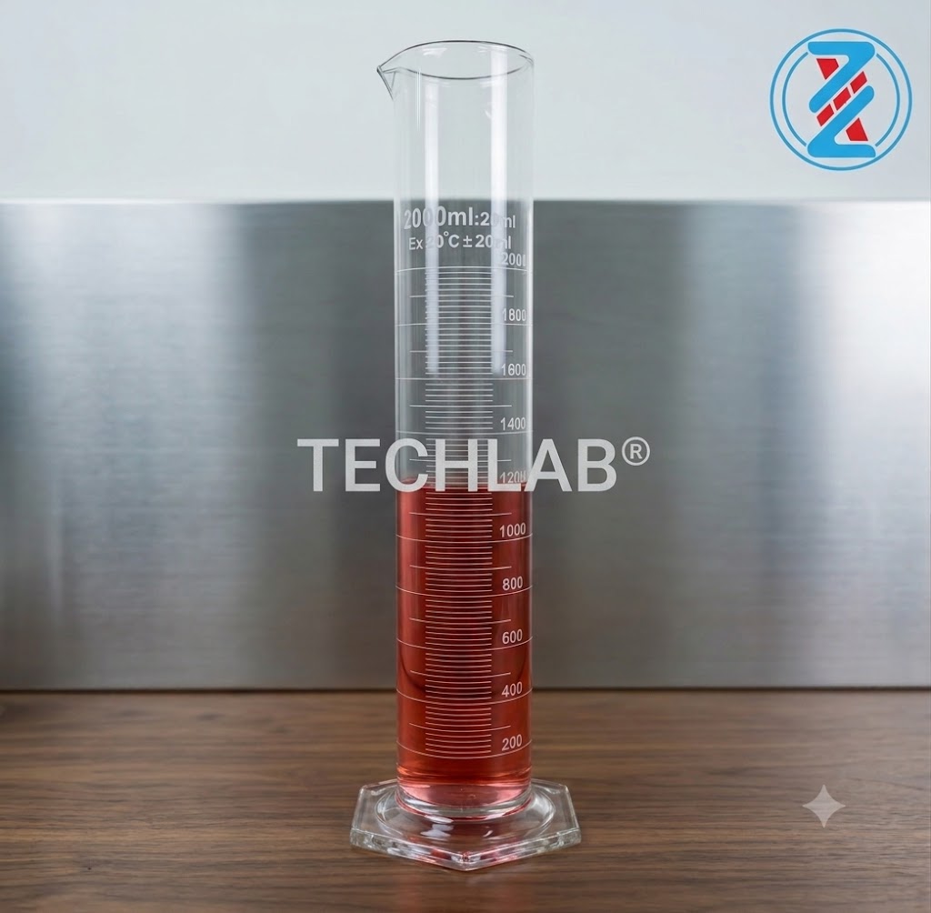 ỐNG ĐONG THỦY TINH ĐẾ LỤC GIÁC 2000ml_GENLAB