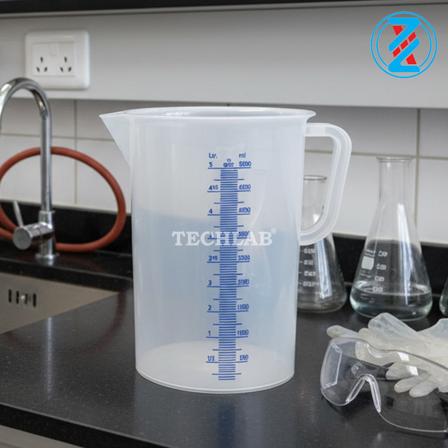 Cốc Nhựa PP Có Quai 5000ml_VITLAB