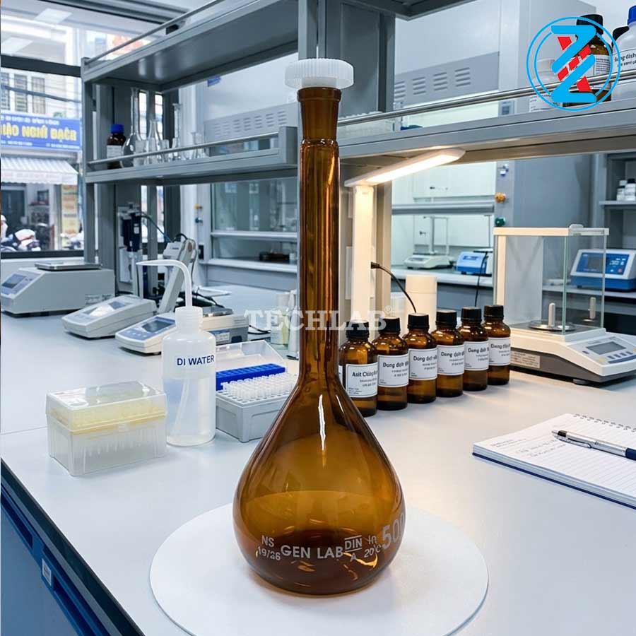 BÌNH ĐỊNH MỨC NÂU 500ml_GENLAB