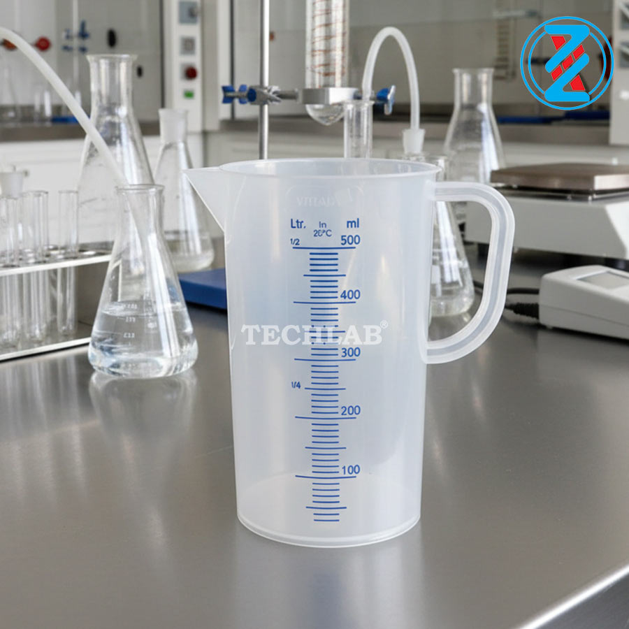 Cốc Nhựa PP Có Quai 500ml_VITLAB
