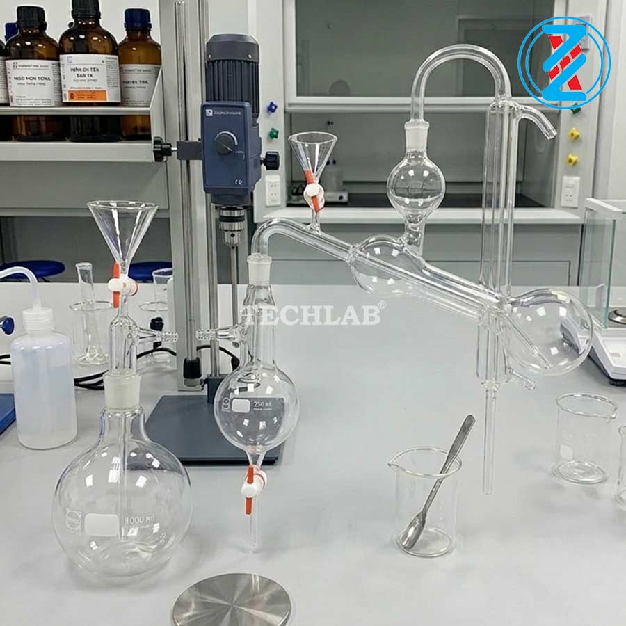 Bộ Chưng Cất Đạm Kjeldahl 5 Bộ Phận