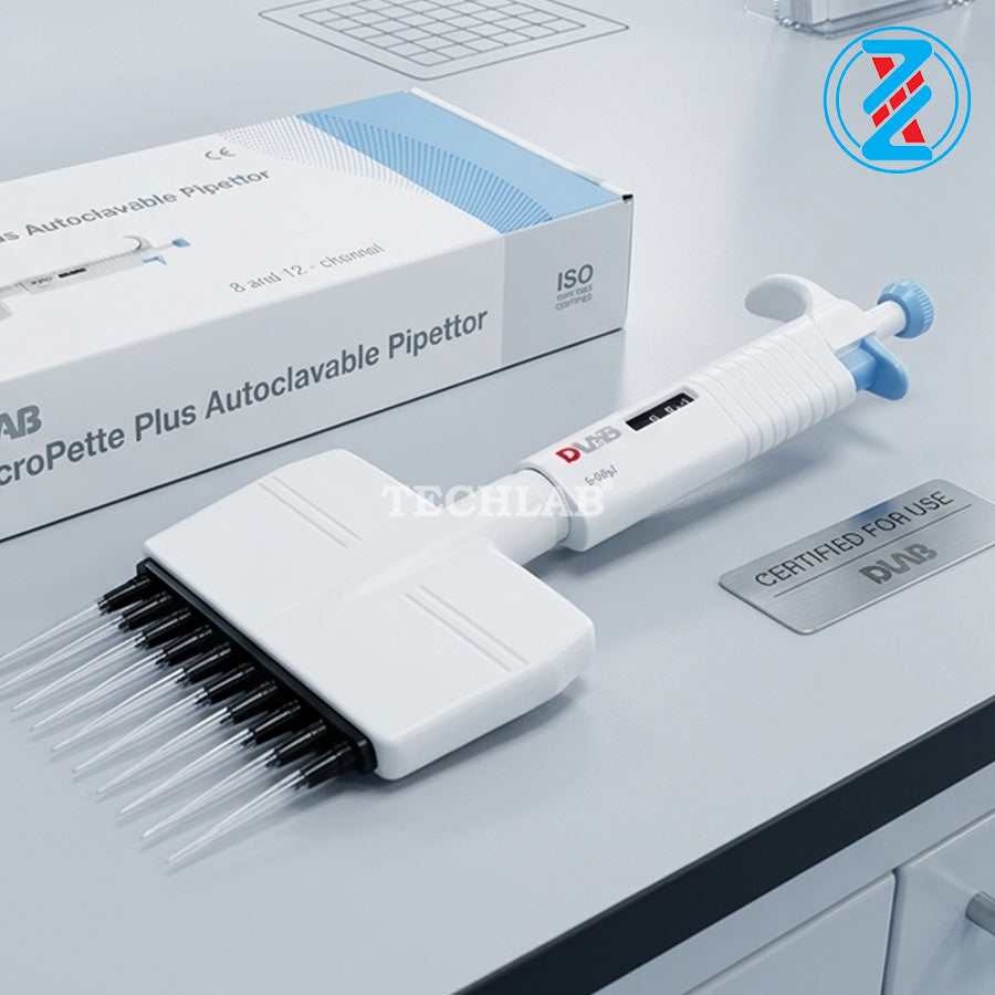 Micropipette Có Hấp 12 Kênh 5-50ul_DLAB
