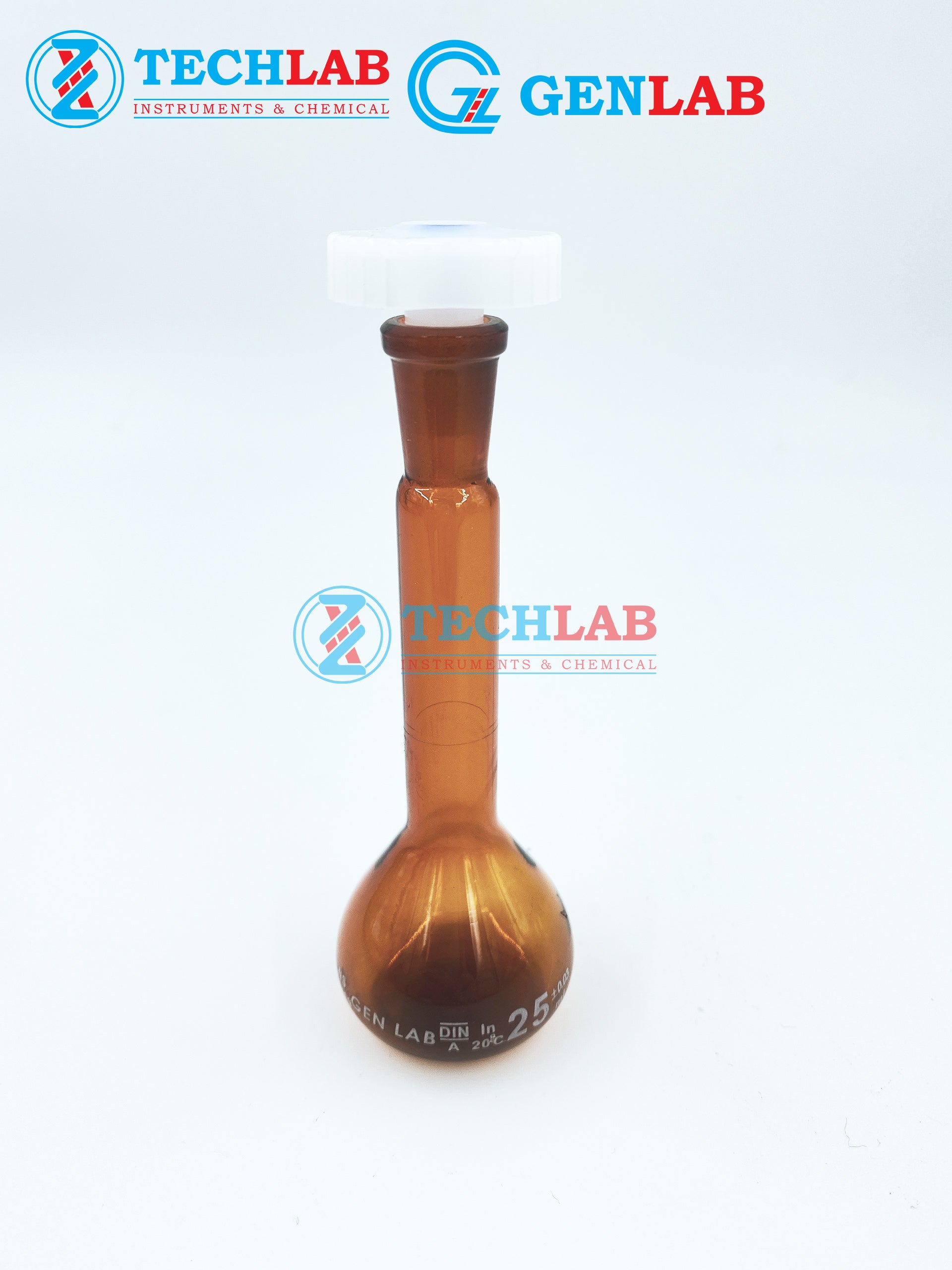 BÌNH ĐỊNH MỨC NÂU 25ml_GENLAB