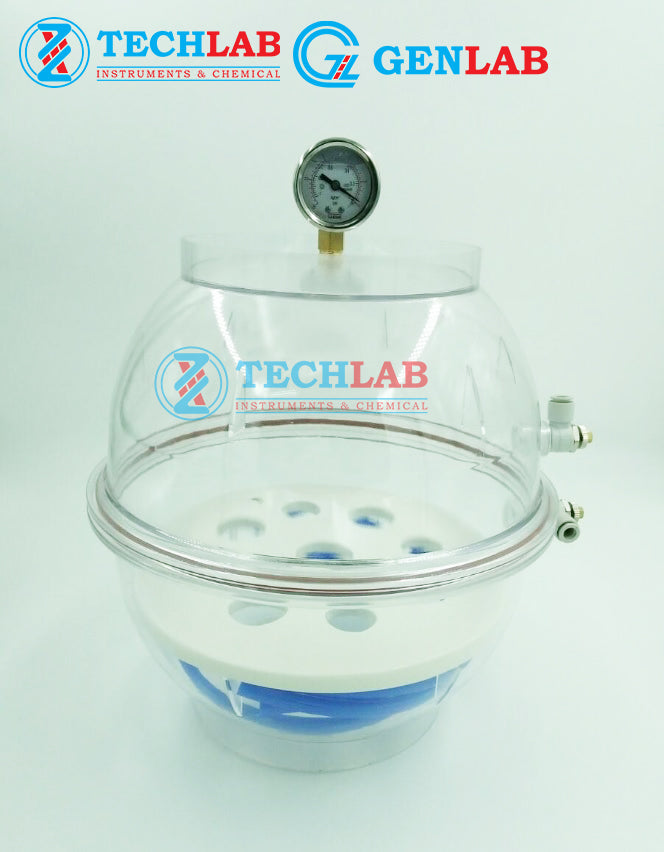 BÌNH HÚT ẨM CHÂN KHÔNG NHỰA PHI 250mm (IPC250)_GENLAB