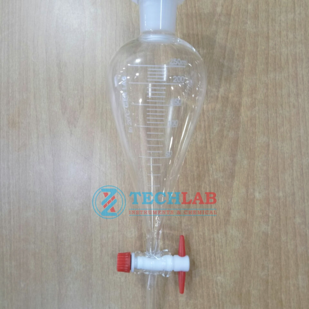 Bình Lắng Gạn Quả Lê KN Chia Vạch 250ml_GENLAB