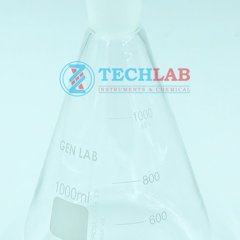 BÌNH TAM GIÁC CÓ NÚT 1000ml_GENLAB