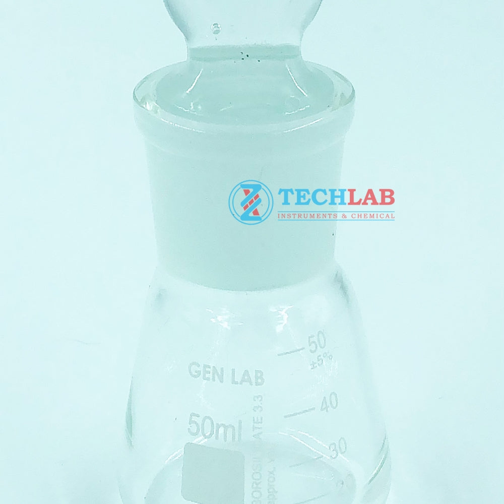 BÌNH TAM GIÁC CÓ NÚT 50ml_GENLAB