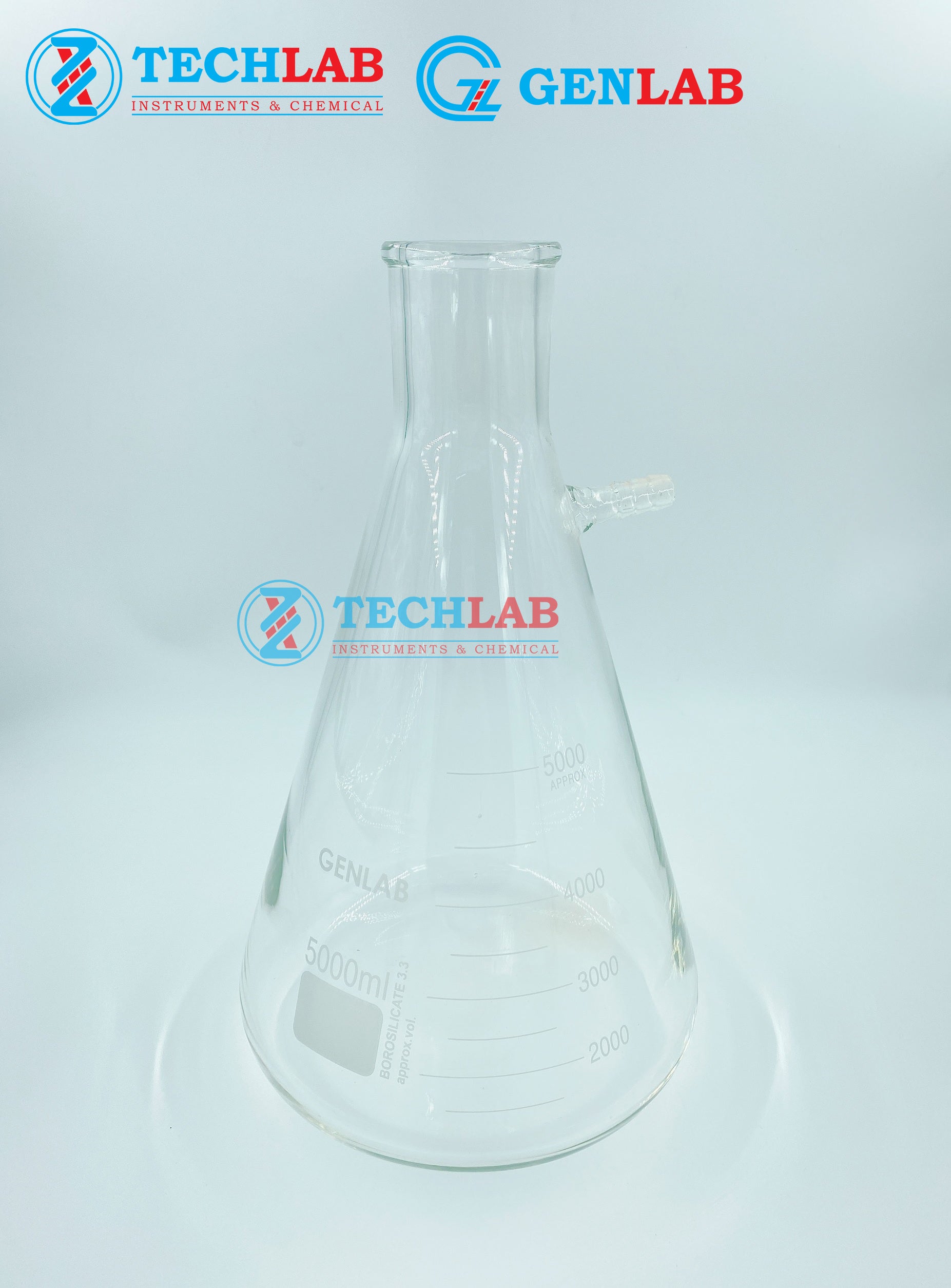 BÌNH TAM GIÁC CÓ VÒI 5000ML_GENLAB
