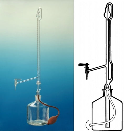 Buret Tự Động Trắng