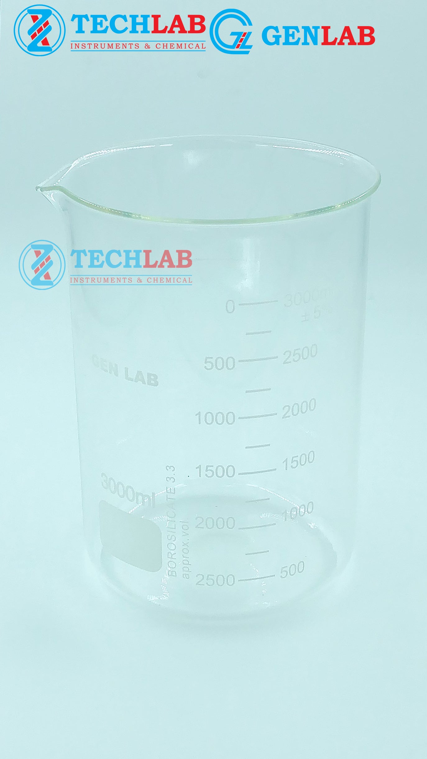 CỐC ĐỐT THẤP THÀNH 3000ml_GENLAB