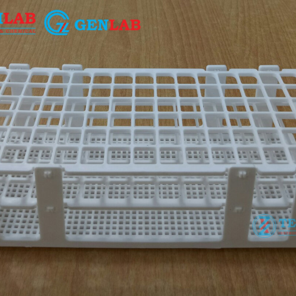 GIÁ ĐỂ ỐNG NGHIỆM NHỰA F13mm X 90 Ô_GENLAB