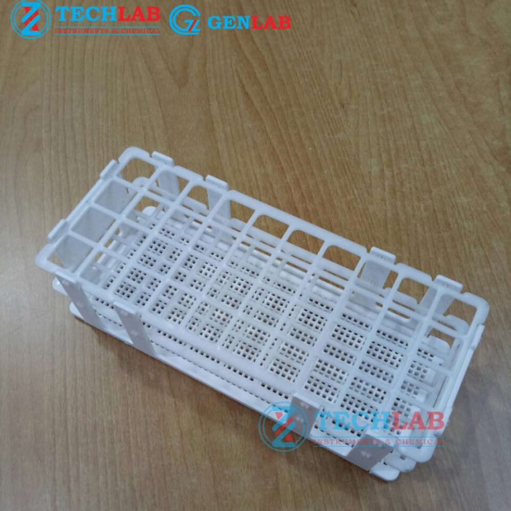 GIÁ ĐỂ ỐNG NGHIỆM NHỰA F20mm X 40 Ô_GENLAB
