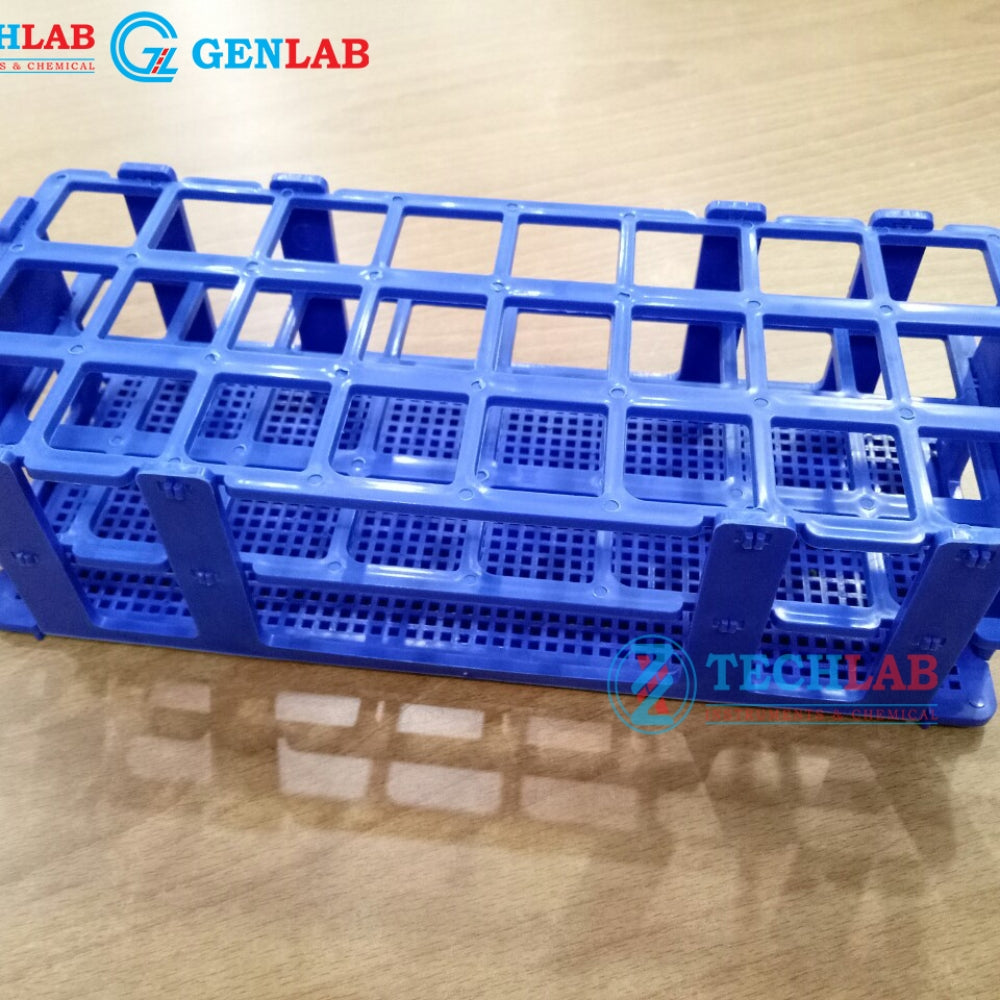 GIÁ ĐỂ ỐNG NGHIỆM NHỰA F25mm X 24 Ô_GENLAB