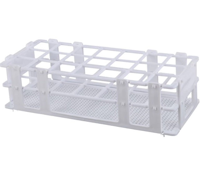GIÁ ĐỂ ỐNG NGHIỆM NHỰA F30mm X 21 Ô_GENLAB