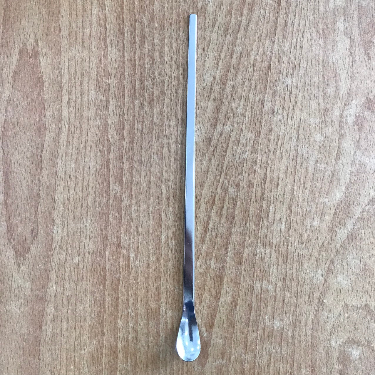 THÌA INOX 1 ĐẦU TRÒN 260mm_GENLAB