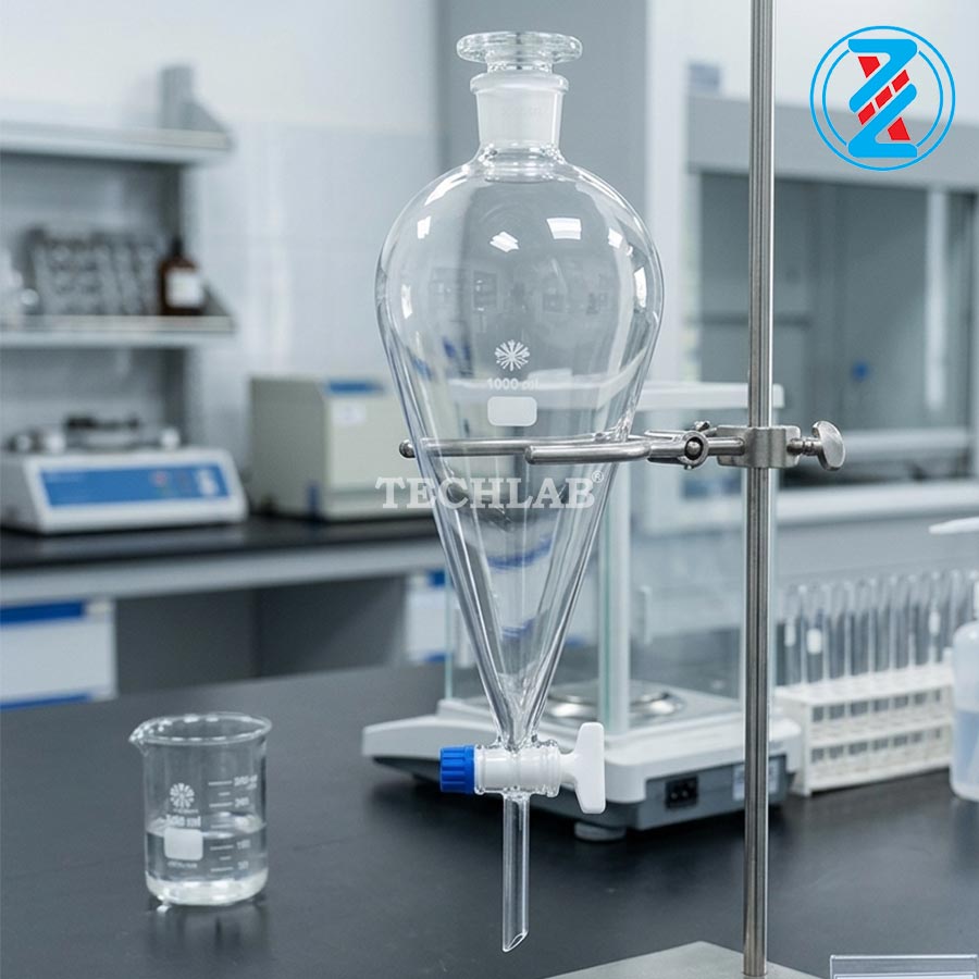 Bình Lắng Gạn Quả Lê Khóa Thủy Tinh - Simax