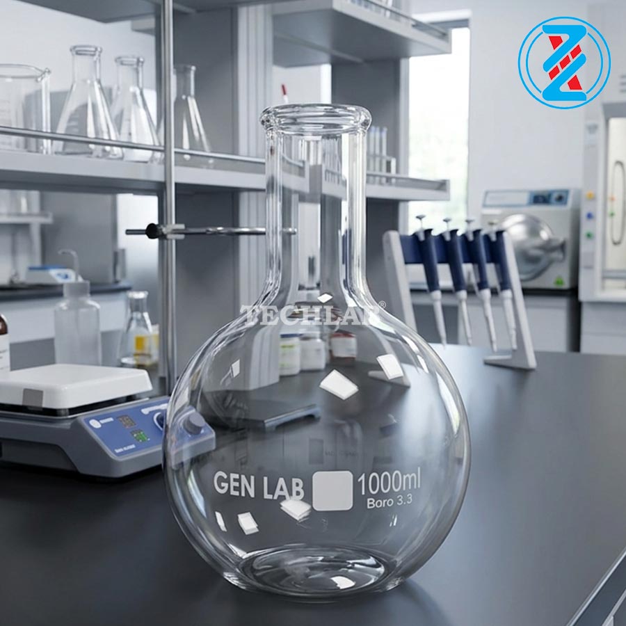 BÌNH CẦU BẰNG MIỆNG HẸP 1000ML_GENLAB