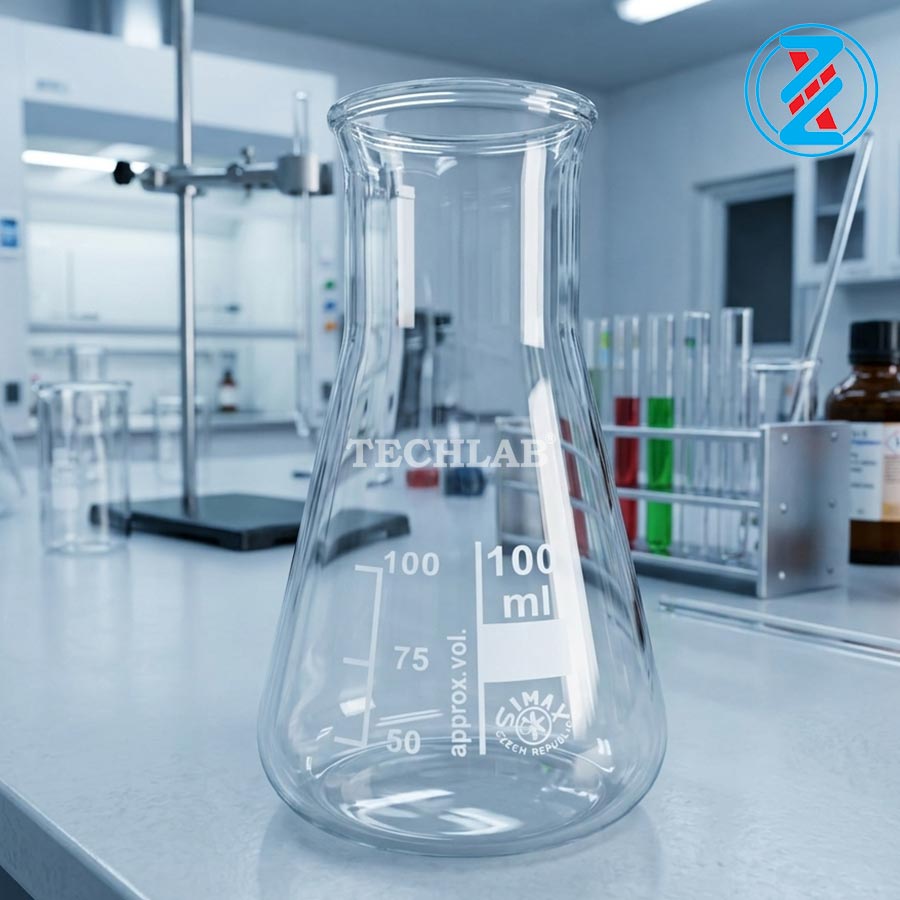 Bình Tam Giác Miệng Rộng 100ml_SIMAX