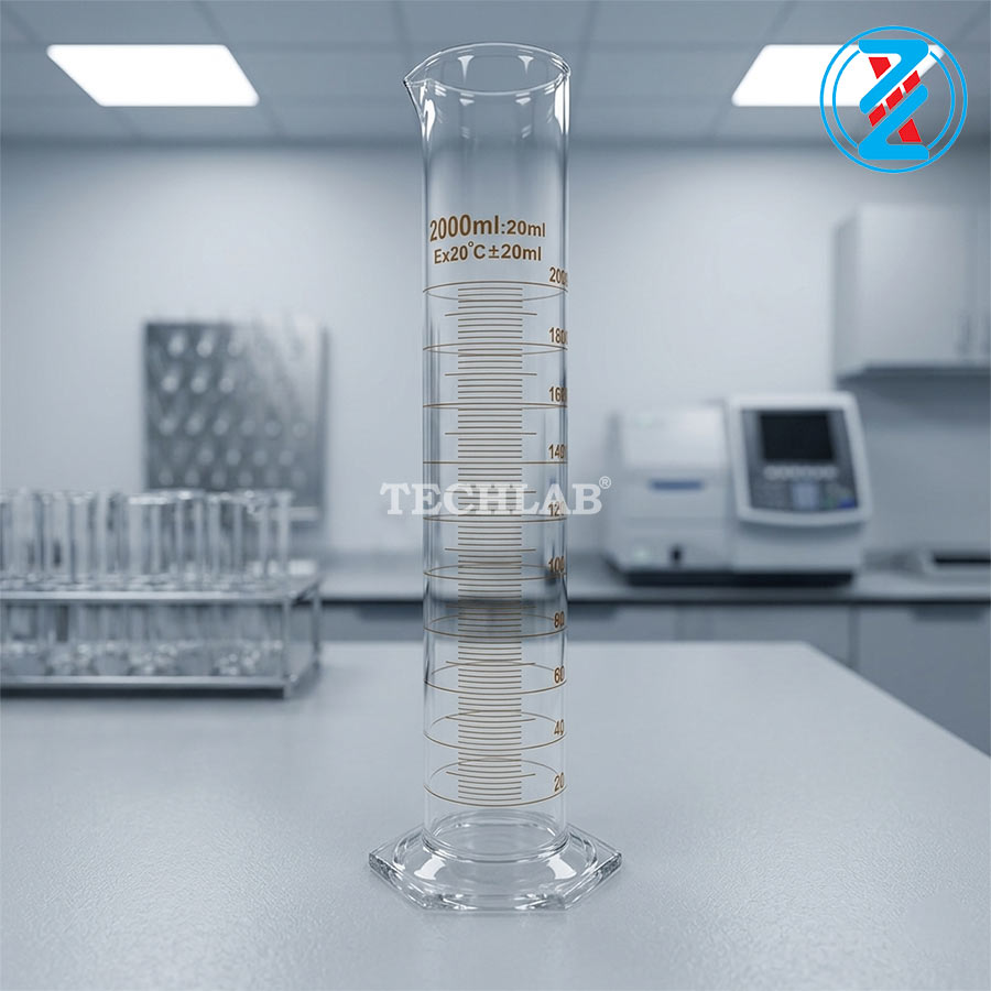 ỐNG ĐONG THỦY TINH 2000ml_GENLAB