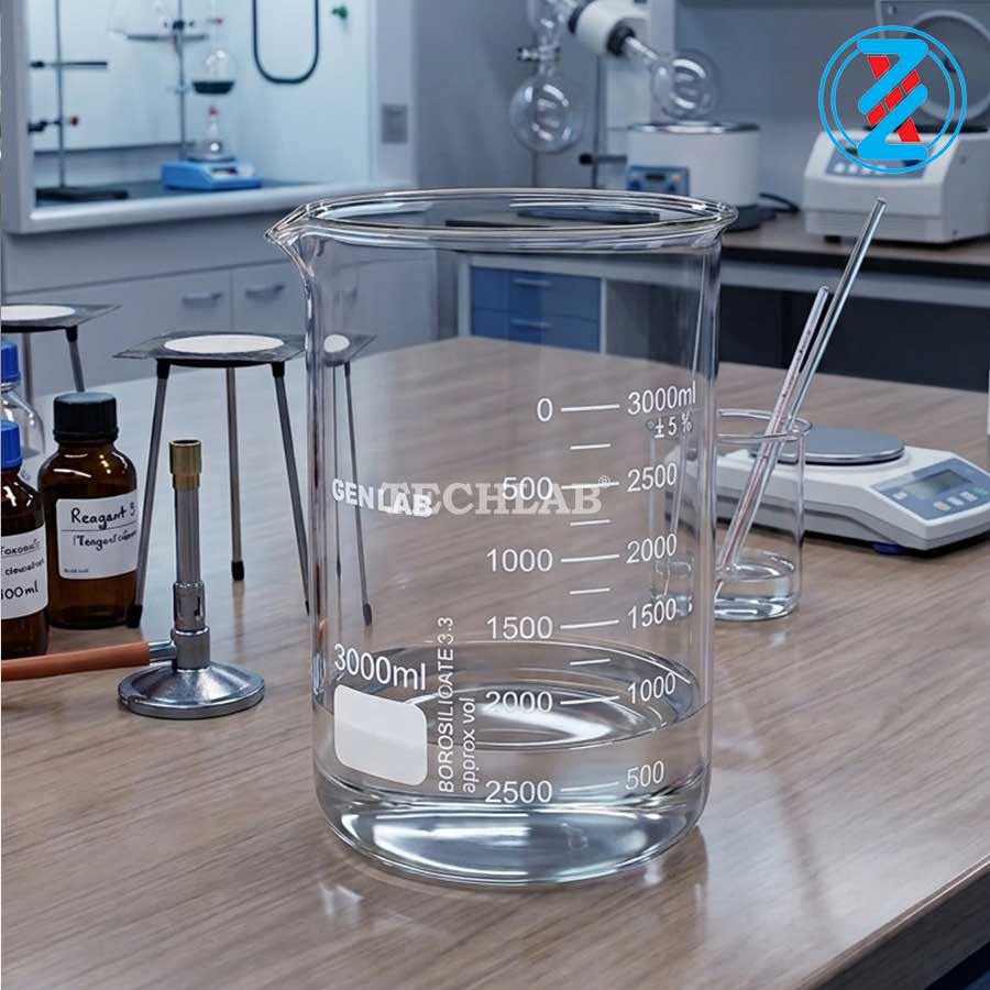 CỐC ĐỐT THẤP THÀNH 3000ml_GENLAB