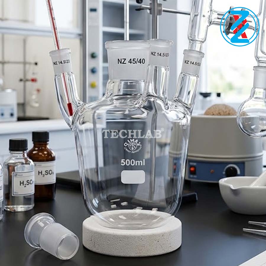 Bình Cầu Tròn 4 Cổ Simax