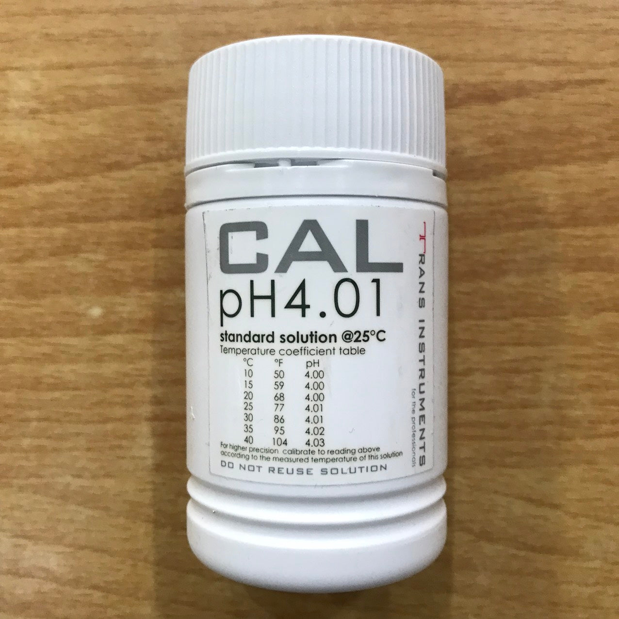 Dung Dịch Chuẩn PH 4.01 90ml_Trans Instruments