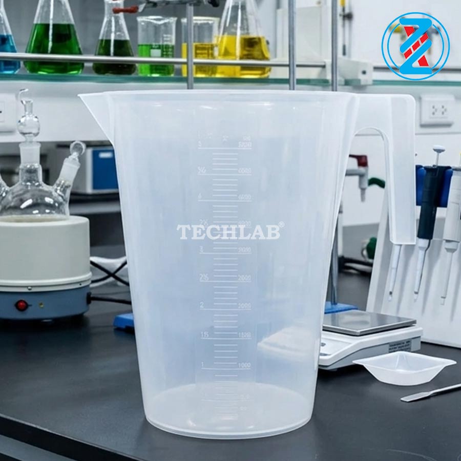 CỐC NHỰA PP CÓ QUAI 5000ML_GENLAB
