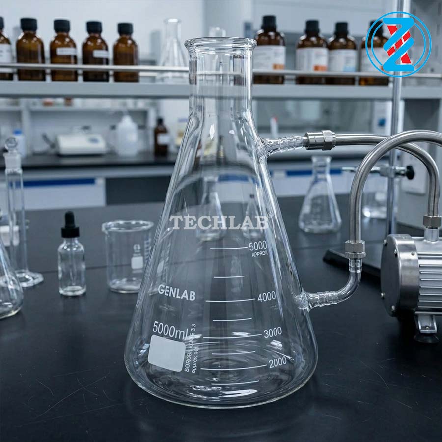 BÌNH TAM GIÁC CÓ VÒI 5000ML_GENLAB