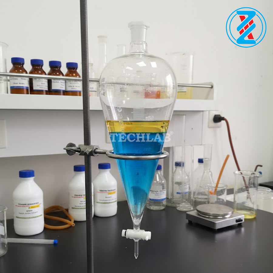 Bình Lắng Gạn Quả Lê KN Chia Vạch 5000ml_GENLAB