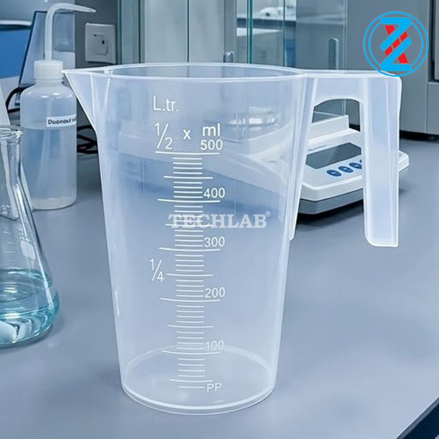 CỐC NHỰA PP CÓ QUAI 500ML_GENLAB