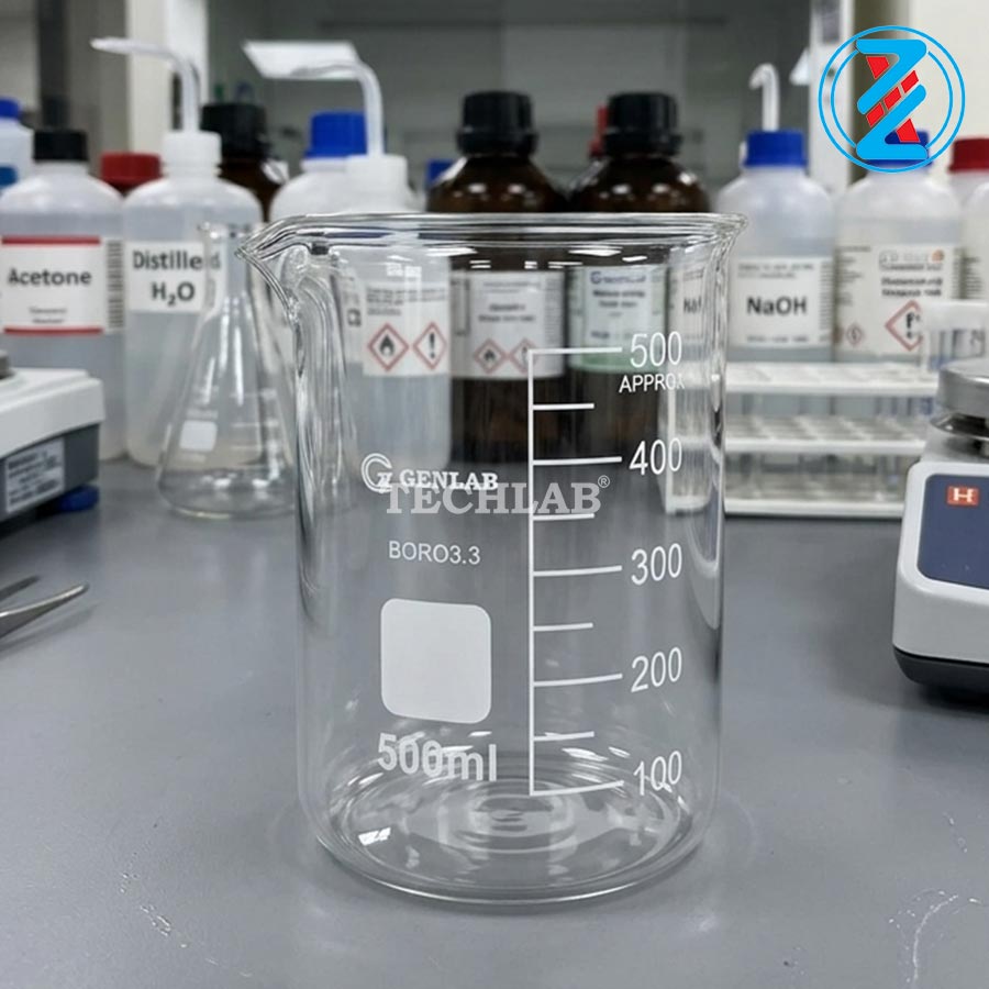 CỐC ĐỐT THẤP THÀNH 500ml_GENLAB