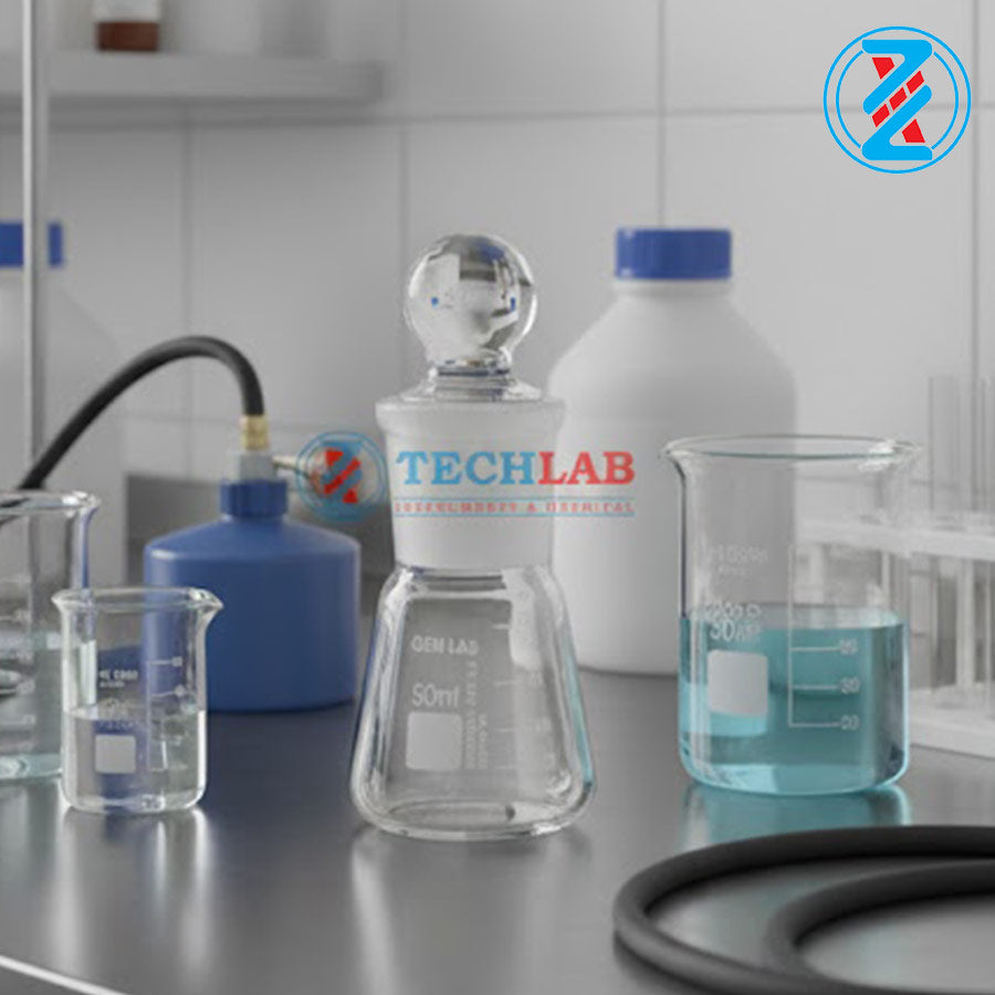 BÌNH TAM GIÁC CÓ NÚT 50ml_GENLAB