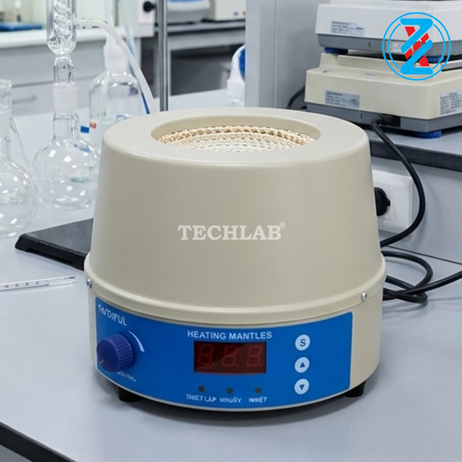 Bếp Đun Bình Cầu Hiện Số Có Khuấy Từ 98-II-C 1000ml
