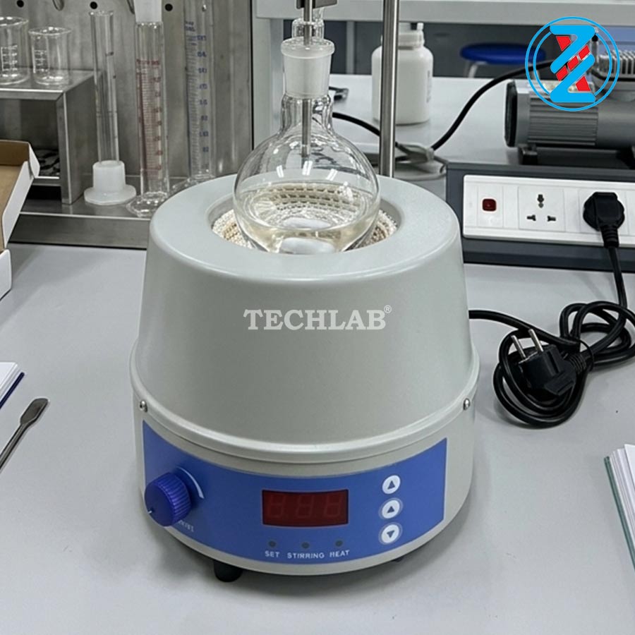 Bếp Đun Bình Cầu Hiện Số Có Khuấy Từ 98-II-C 250ml