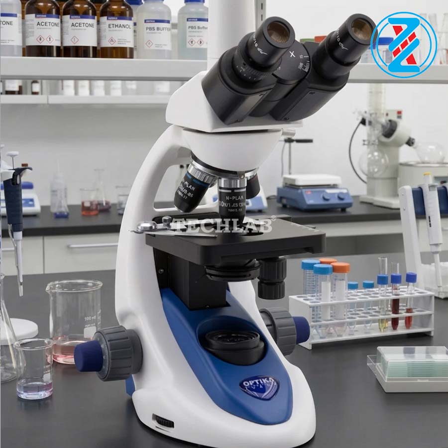 Kính Hiển Vi Sinh Học 3 Mắt B-193PL_OPTIKA
