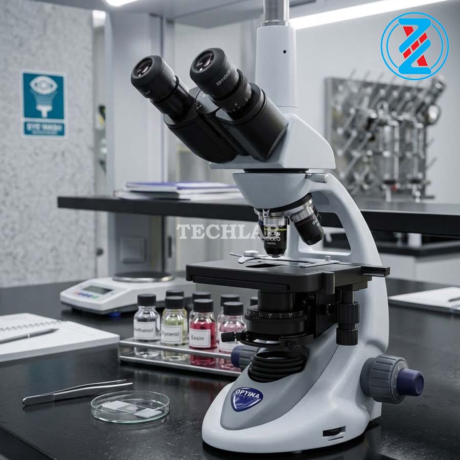 Kính Hiển Vi Sinh Học 3 Mắt B-293_OPTIKA