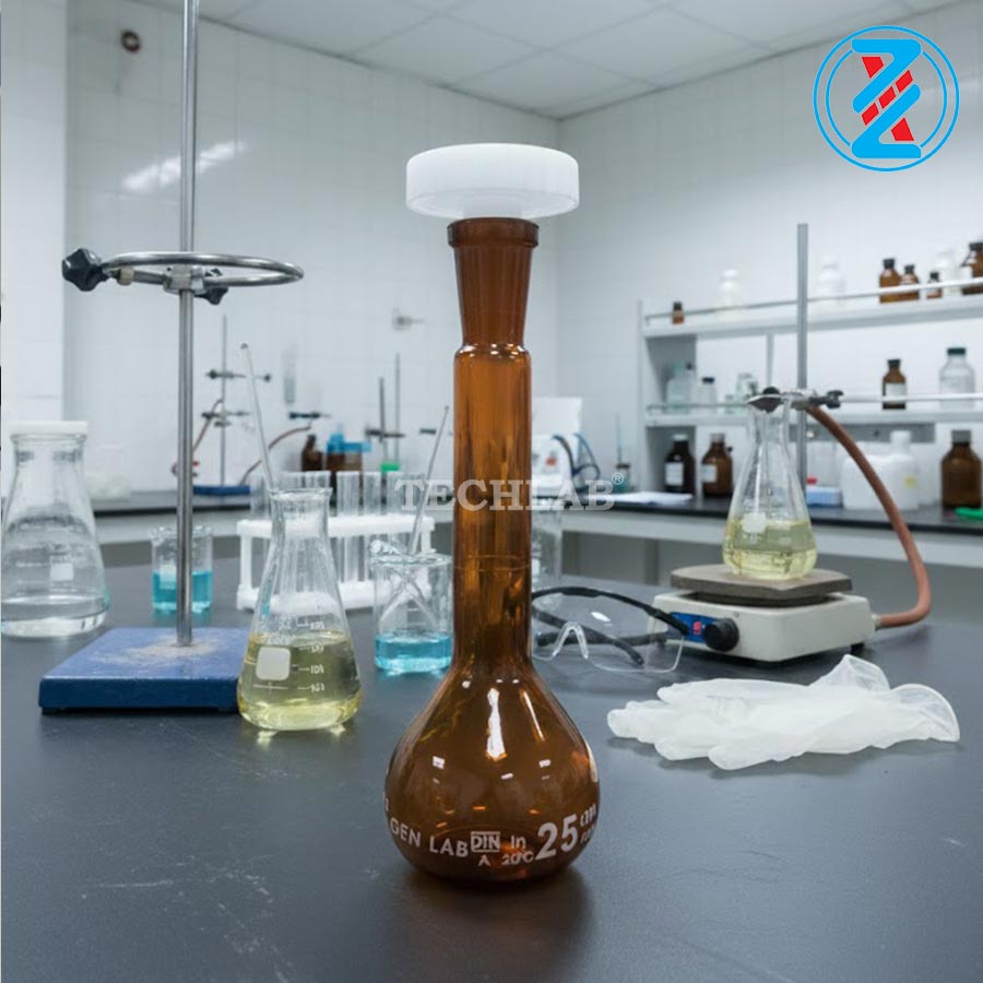BÌNH ĐỊNH MỨC NÂU 25ml_GENLAB