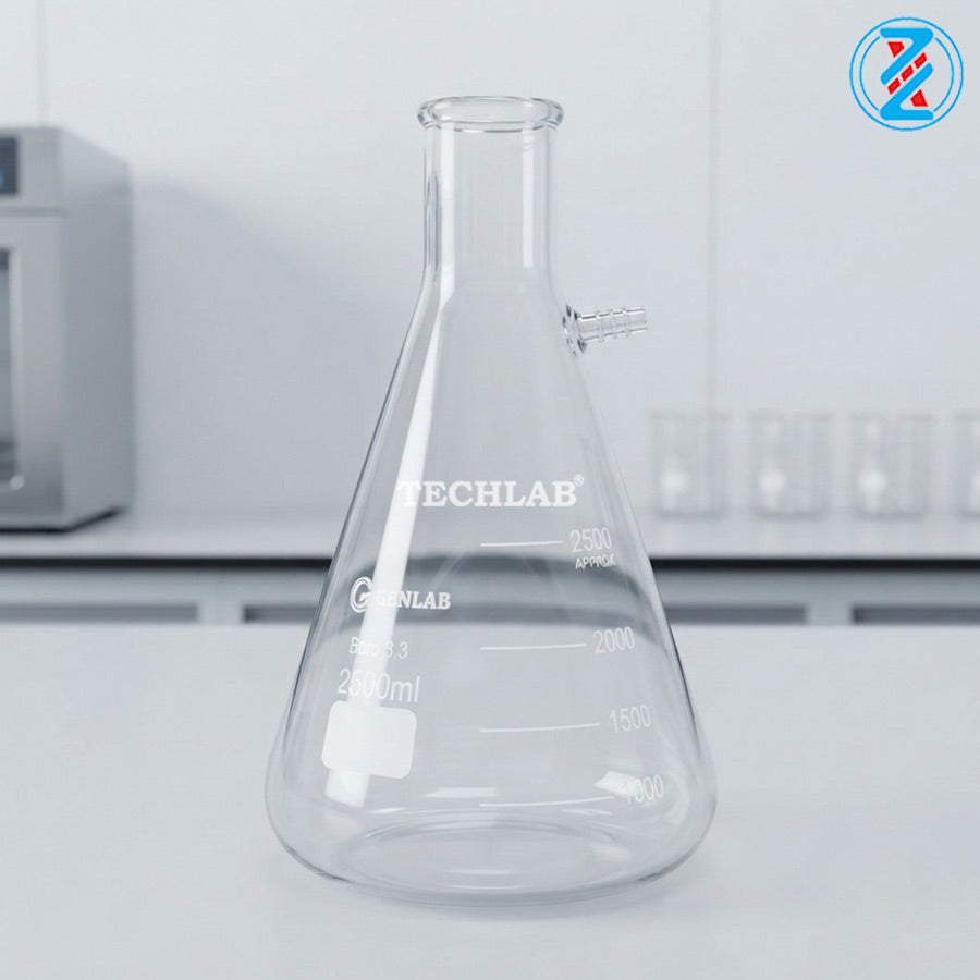 BÌNH TAM GIÁC CÓ VÒI 2500ML_GENLAB