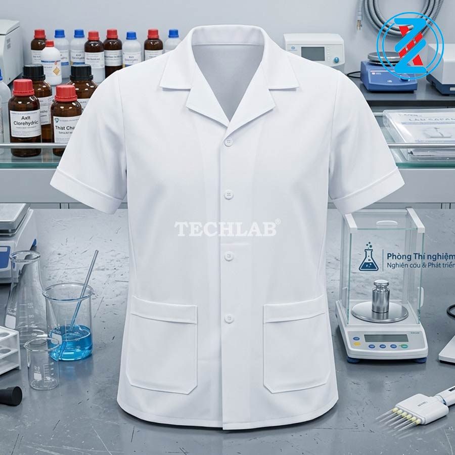 Áo Blouse Tay Ngắn Thân Ngắn