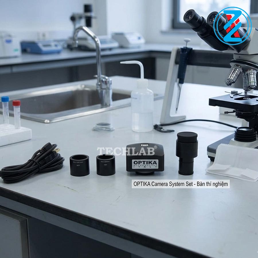 Bộ Camera Kính Hiển Vi Kết Nối Máy Vi Tính C-B1, 1.3Mpixels_OPTIKA