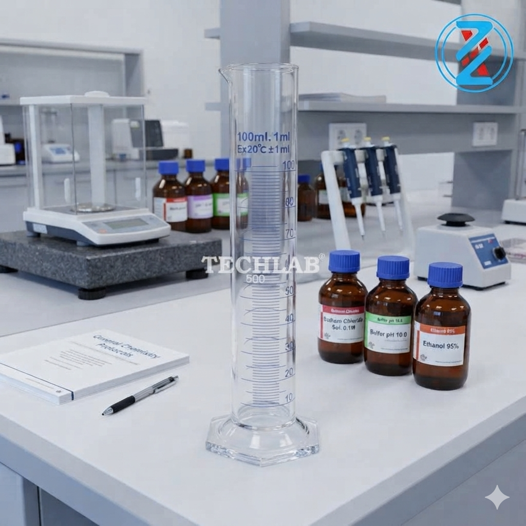 ỐNG ĐONG THỦY TINH ĐẾ LỤC GIÁC 100ml_GENLAB